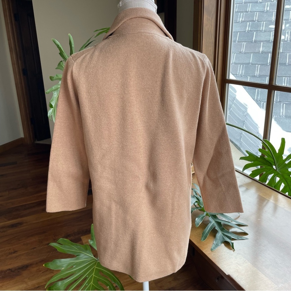 J. Crew Sophie Open Front Sweater Blazer In Camel… - image 3